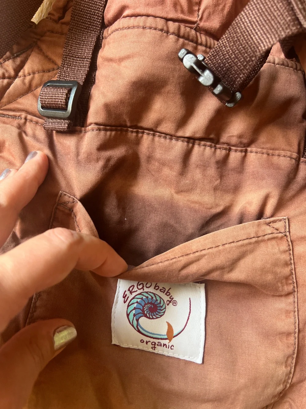 Ergobaby organic faded brown chocolate Ergo